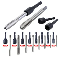 Tap Socket Adapter 1/4 Hex Shank M4-M16 Square Driver Screw Tap Adapter Threading Tool Work with Machine Tap 1