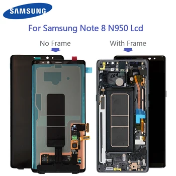

Original For Samsung Galaxy Note 8 N950 N950F N950U LCD Display Touch Screen Working With Burn-in Repair Replacement With Tools