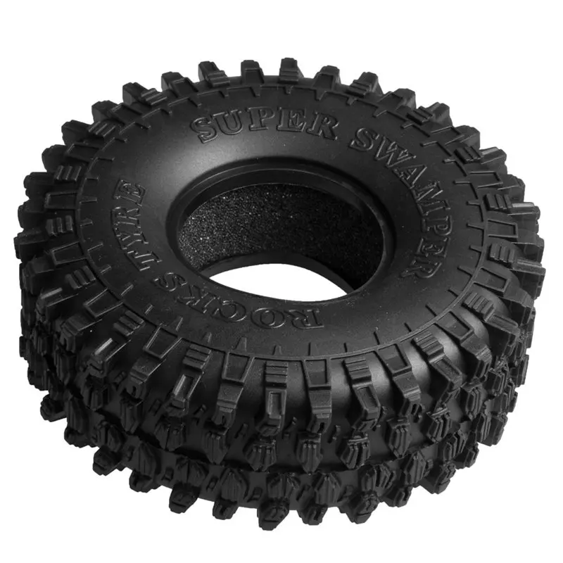 YEAHRUN 1:10 RC Гусеничный 120 мм OD шины w/пена для 1,9 дюймов осевой SCX10 D90 колеса диски