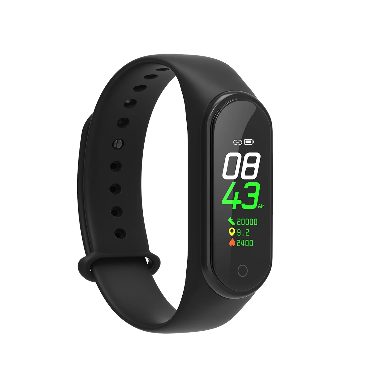 Smart Bracelet Waterproof Smart Watch with Color Screen HR/Blood Oxygen/Pressure/Calorie/Sleep Monitor Pedometer Activity Track
