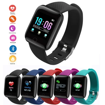 

Smart Watch OLED Color Screen Bluetooth Clock Tacker Bracelet Wearable Smart Bracelet Sleep Monitor Step Counter Pedometer Watch