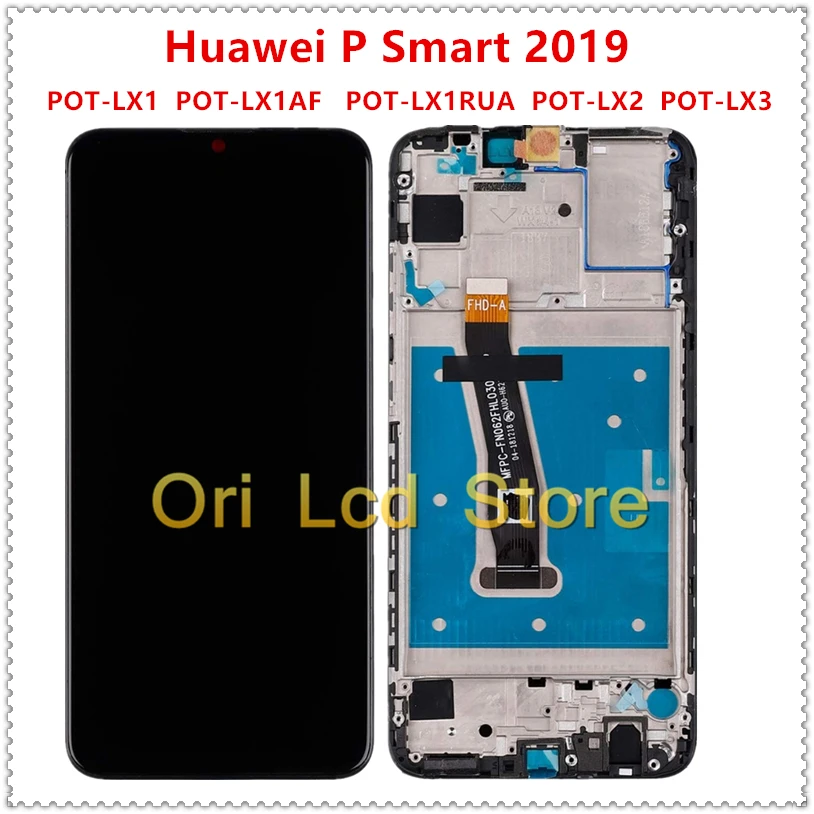 ЖК-экран с рамкой для Huawei P Smart 2019 сенсорный экран оригинальный дисплей Smart2019
