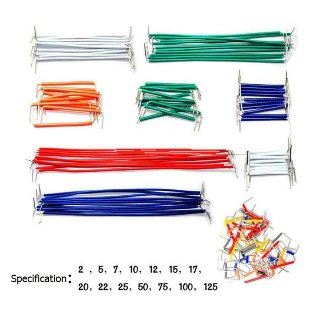 

14 kind 10strip = 140pcs U Shape Solderless Breadboard Jumper Cable Wire Kit For PCB Bread Board