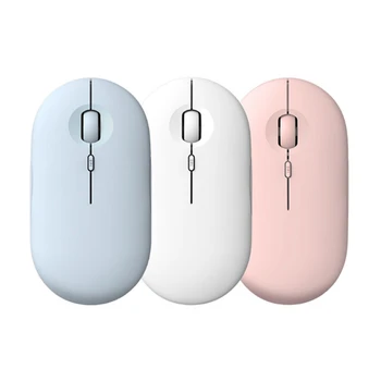 

Rechargeable Wireless Mouse 1600DPI USB Optical Wireless Computer Mouse 2.4G Receiver Cute Slim Mouse for Laptop