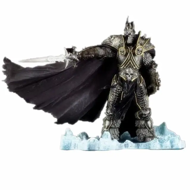 21cm World Of Warcraft Game Dc7 The Lich King-alsace Death Knight Collectible Model Pvc Toy Children's Toy Adult Hand-made Gifts 1