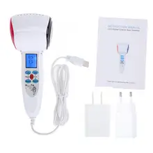 Удаление черных точек 2 типа горячий и холодный молоток криотерапия питание свинцовое устройство красоты массажер для лица машина светодиодная маска для лица