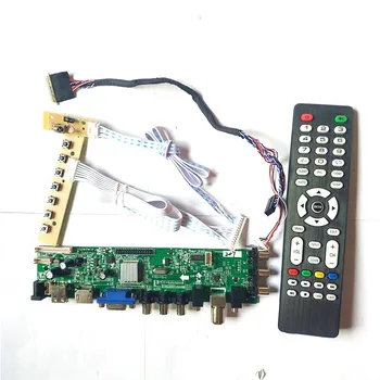 

Fit LTN116AT01-A01/L01/P01/T01/W01 AV HDMI VGA USB DVB 40 pin LVDS upgrade 1366*768 screen 3663 TV digital LCD drive board Kit