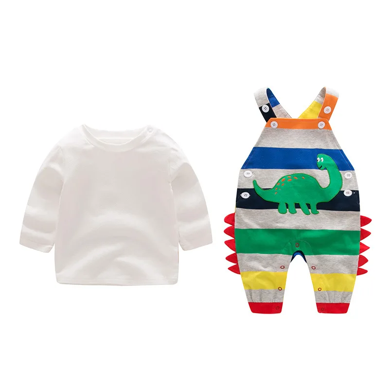 

Men's Spring And Autumn Spring Clothing Baby Overalls Set Baby Infants Pure Cotton Casual Fashion BOY'S Handsome Fashion Childre