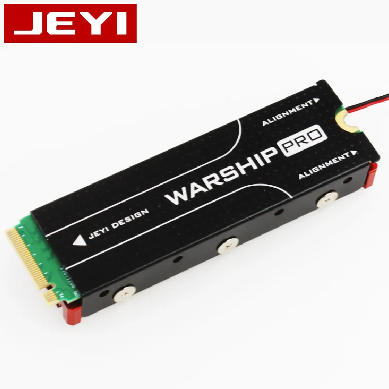 JEYI охлаждающий вентилятор Storm Fan NVME NGFF M.2 радиатор ssd алюминиевый лист