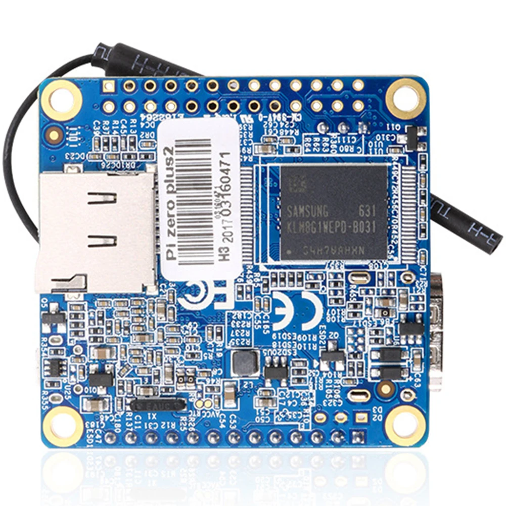 Zero Plus 2 H3 Мини ПК USB OTG четырехъядерный компьютер мощная макетная плата светодиодный индикатор Wi-Fi+ Bluetooth 8 Гб EMMC Flash
