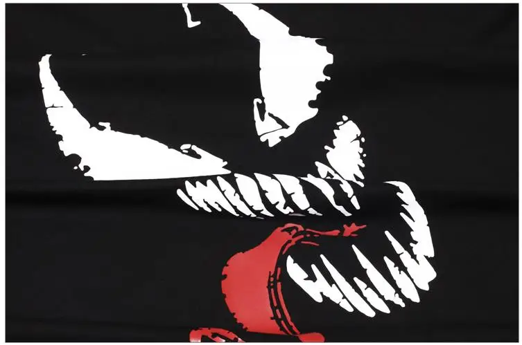 Модные персонализированные футболки с принтом Веном, человеком-пауком, черная футболка с круглым вырезом и короткими рукавами, повседневные крутые Топы