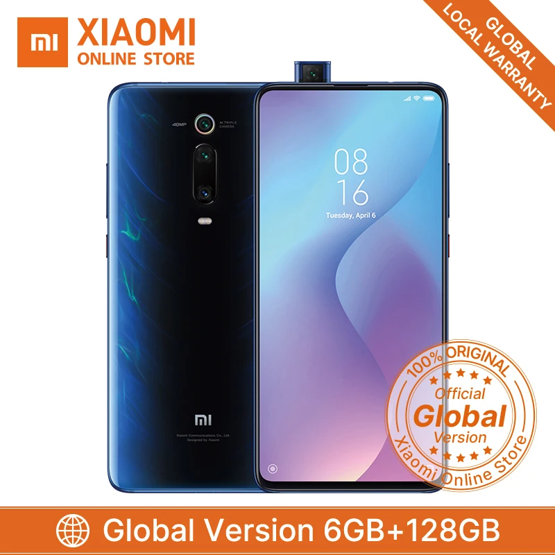 Глобальная версия Xiaomi mi 9T Red K20 6GB 128GB Смартфон Snapdragon 730 Восьмиядерный 20 МП