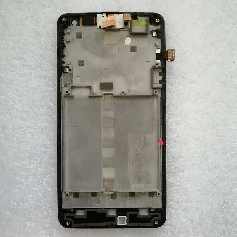 4," черный/белый ЖК-дисплей с рамкой для huawei Ascend G600 U8950 ЖК-дисплей сенсорный экран Датчик дигитайзер сборка