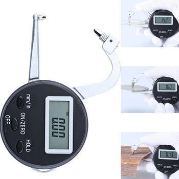 

Mini Digital Thickness Gauge LCD Display Handheld 0-25mm Circular Universal Measure Digital Thickness Gauge Accurate Tester Tool