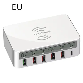 

QI Wireless Charger Quick Charge 3.0 USB Charger For Samsung S10 Fast Charger HUB Charger