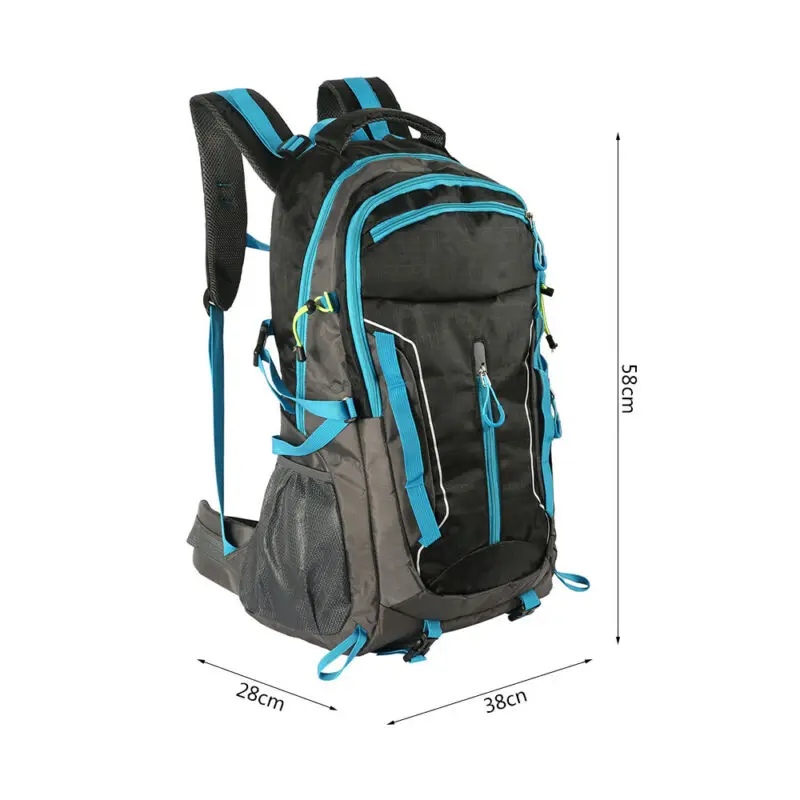 Вертикальный 60L взрослых Водонепроницаемый туристических походов рюкзак; спортивная сумка походы в горы рюкзаки с функцией автоматического управления для путешествий ультралегкий рюкзак