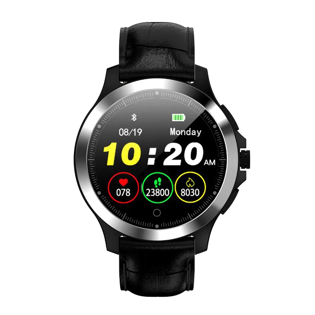 

Watch Smart Watch ECG+PPG Heart Rate Monitor Fitness Tracker Wristwatch IP67 Waterproof Smart Band Men Smartwatch Leather Watch