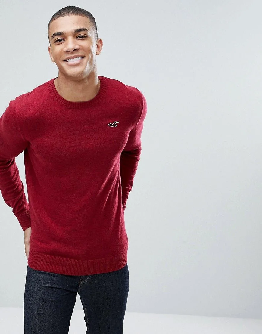 

spring new European and American original single men's sweater thin cotton long-sleeve knit sweater to keep out cold and freeze