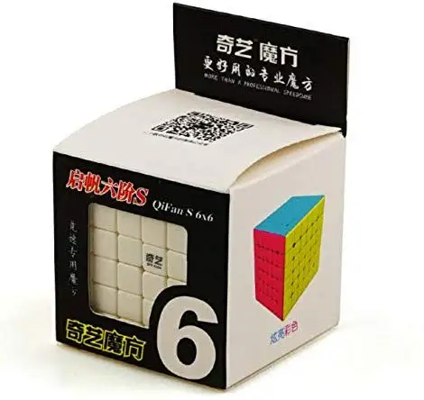 Cuber speed QiYi Qifan S 6x6 яркий магический куб MoFangGe MFG Qifan S 6x6x6 цветной скоростной куб