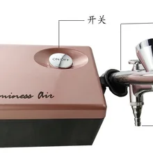 Германия распылитель Аэрограф с компрессором 0,3 мм Аэрограф Комплект для ногтей аэрограф для модели/торта/покраски автомобиля