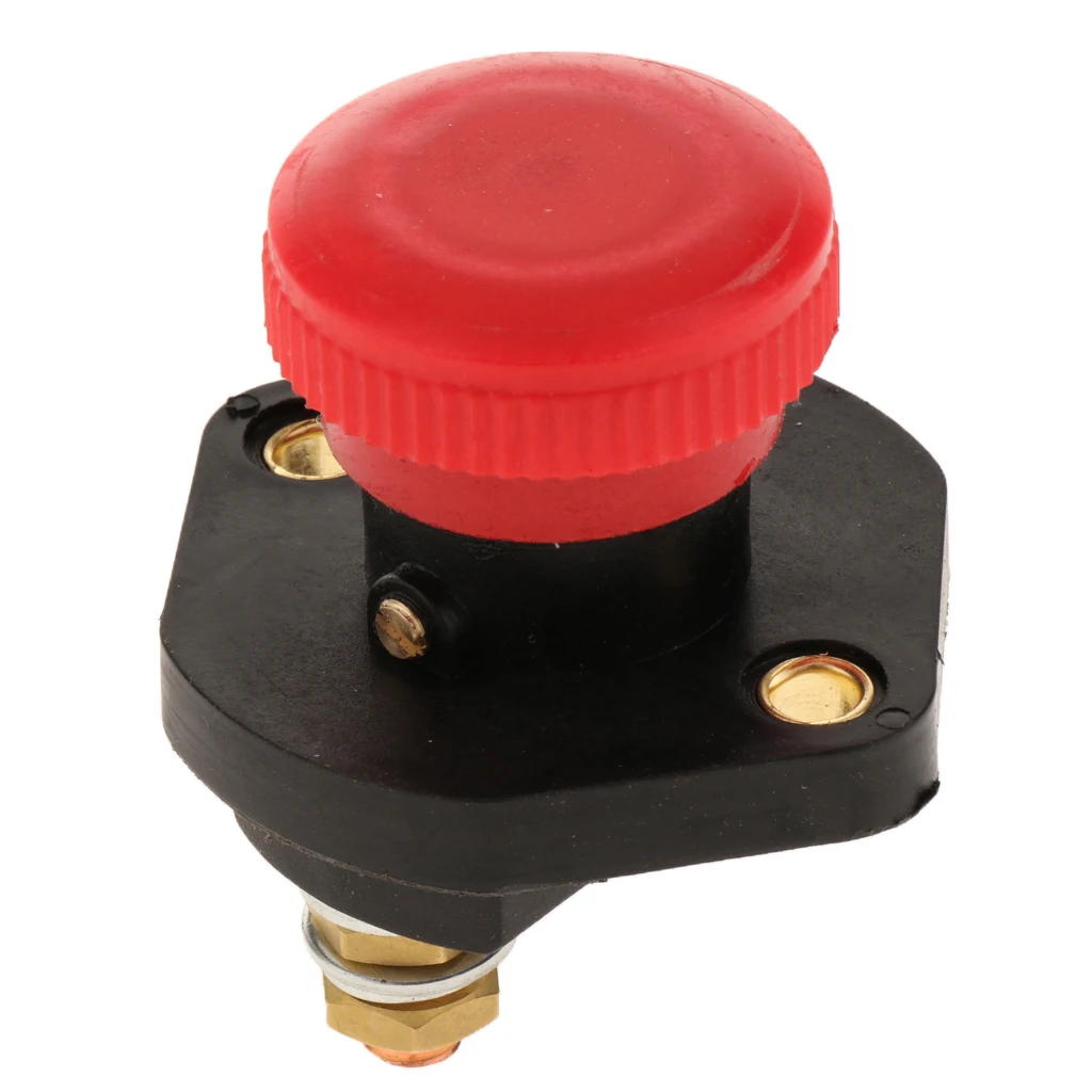 Car Van Truck Boat Battery Power Disconnect Rotary Isolator Kill on/off Switch, Water-resistant Compatible with Auto Vehicles