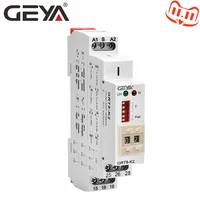 GEYA-relé de temporizador de configuración Digital, GRT8-K, CA, CC, 12V, 24V, 220V, 230V, multifunción