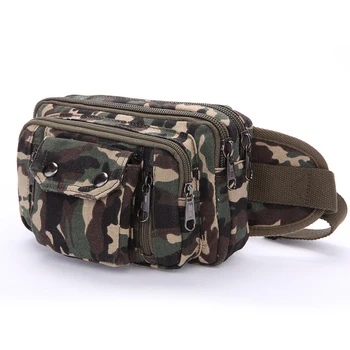 

NEW Canvas Waist Bag Portable Fanny Pack For Men WoMen Change Coin Cheat Purse Belt Phone Pack Anti-theft Hip Bag
