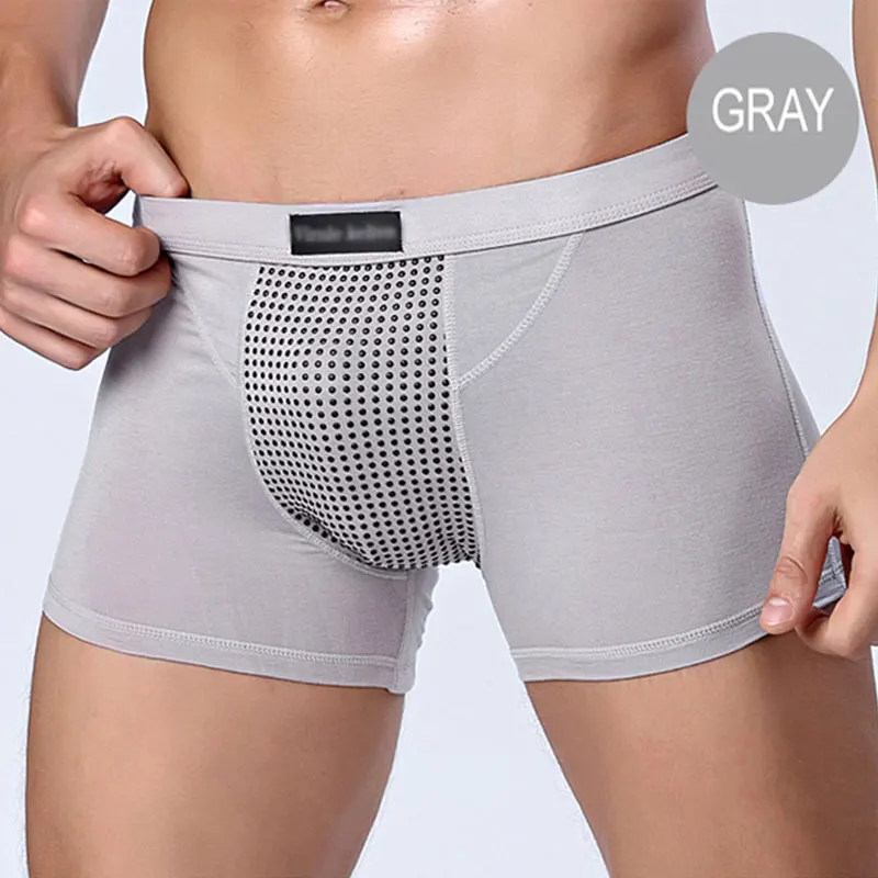 

Male Panties 13th Generation VK British Pants Men's Magnetic Health Care Underwear Milk Silk 26 Strong Magnetic Increase Pants
