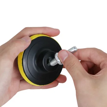 

7Pcs/Set Polishing 3in Pad Buffing Drill Adapter For Car Polisher Durable