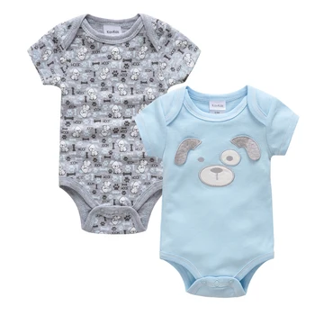 

Honeyzone Ropa Bebe Recien Nacido Summer Baby Romper Infant Short Sleeve Jumpsuit Cute Puppy Print Overalls Baby Boy Clothes Set