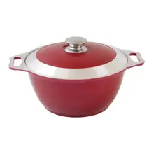 Кастрюля Kukmara, 3 л, с декоративным покрытием, бордо