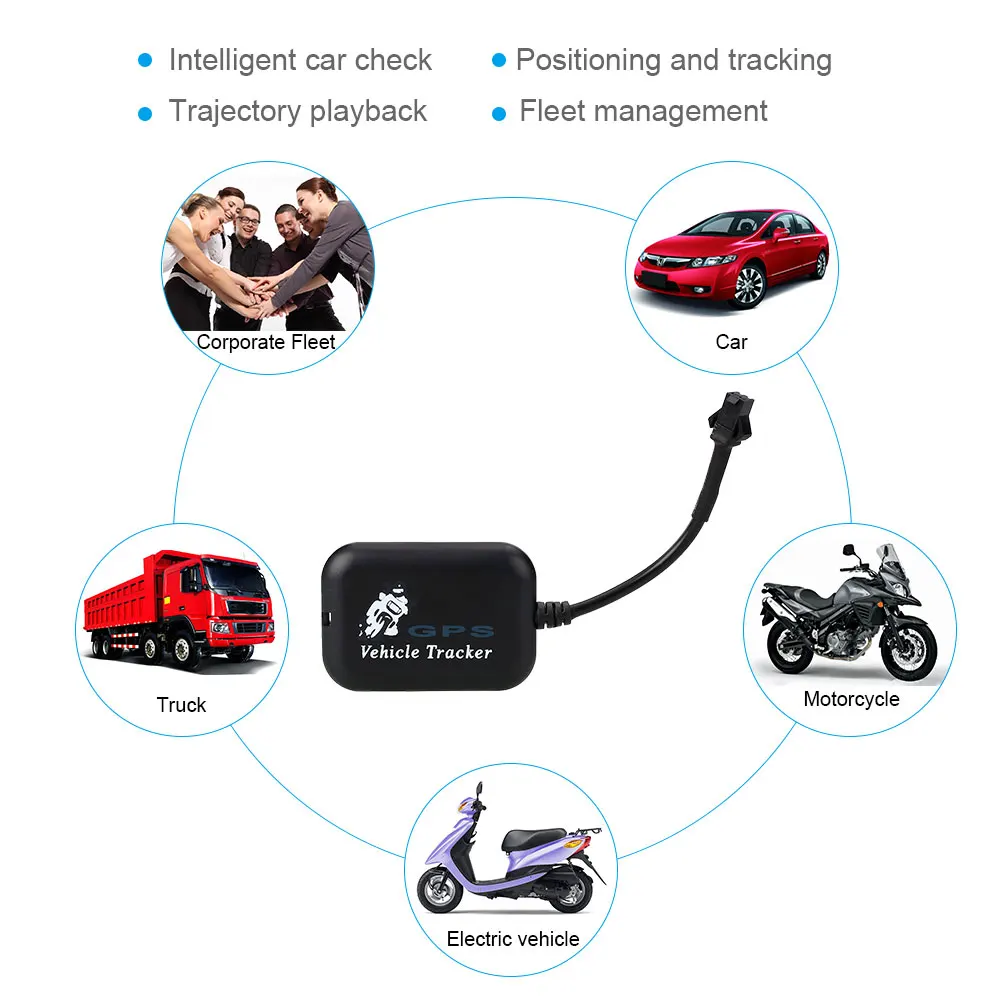 Профессиональный автомобильный Глобальный gps-трекер локатор 4 полосы слежения против кражи