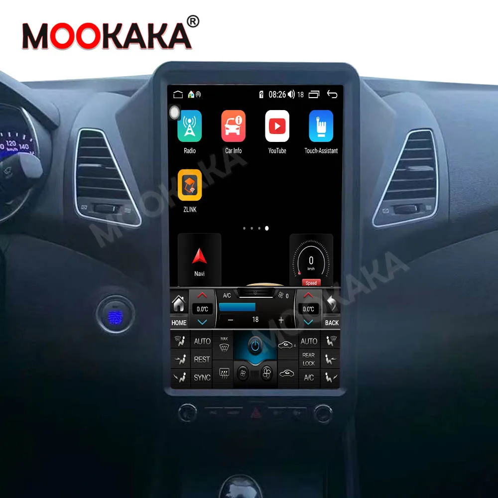 PX6 Tesla Style Android 9.0 4GB+128GB Car Multimedia Player For Hyundai Elantra 2013-2018 GPS Navi Stereo Head Unit DSP Carplay