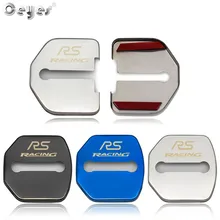 Ceyes Auto Stickers Door Lock Cover Case For Ford Racing Focus 2 3 Fiesta Mondeo Fusion Kuga Ecosport Accessories Car Styling