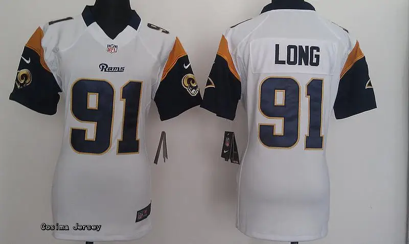 Слоновая кость SALE Los Angeles Women Pharoh Cooper Tavon Austin Kurt Warner Jared Goff Eric Aaron Donald Todd Gurley BR-3 Jersey - Цвет: Слоновая кость