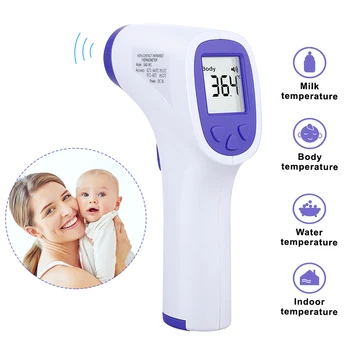 

Non-contact Body Forehead thermometer Gun Fever Digital Infrared Thermometer Portable no touch Termometro Baby/Adult Temperat CE
