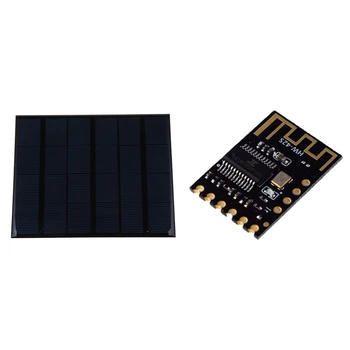 

3.5W 6V 583MA Monocrystalline Silicon Epoxy Mini Solar Panel & MH-MX8 Wireless Bluetooth MP3 o Receiver Module