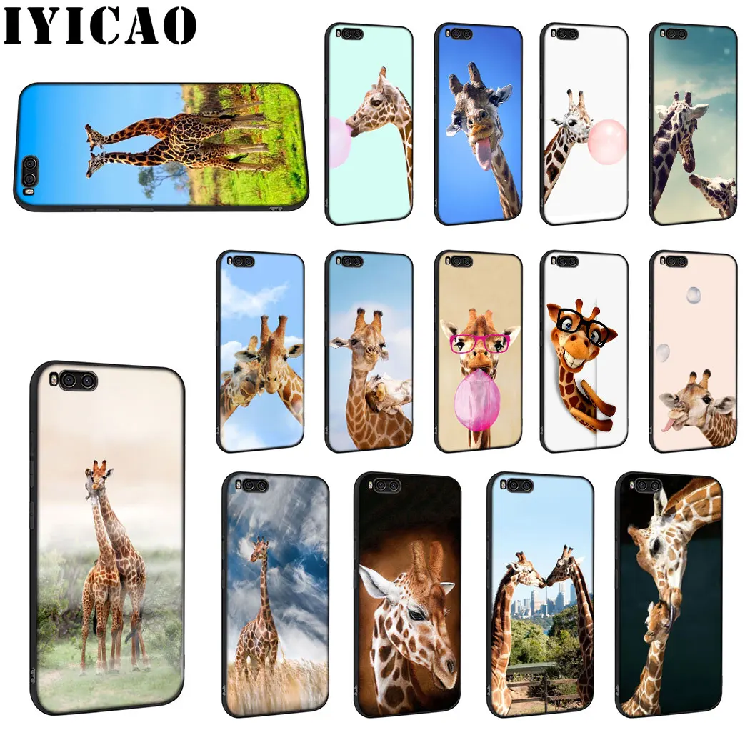 IYICAO очки Жираф Мягкий силиконовый чехол для телефона Redmi 8A 4A 4X 5A 6A 5 6 Plus 7 S2 Note 4X5 |