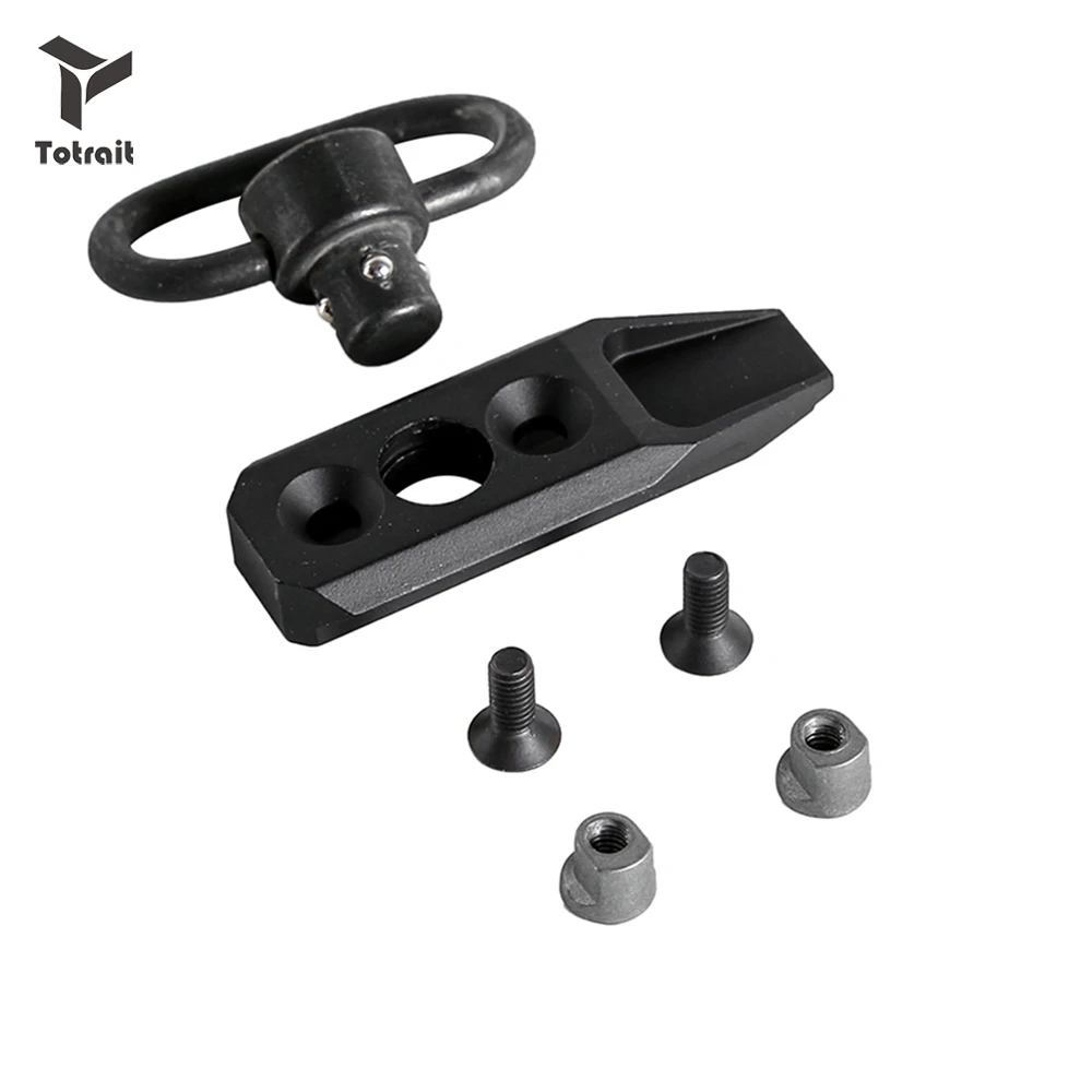

TOtrait Universal Tactical KeyMod Sling Swivel Adapter Mount Adaptor 360 rotation Quick Detach Adapter Mount Sling Swivel