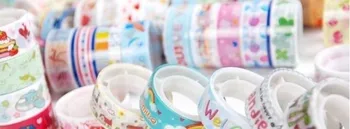 

10 Rolls Masking Tape For DIY Adhesive Decorative Sticker Cute Cartoon Animals Mixed Labels For Scrap booking Stickers