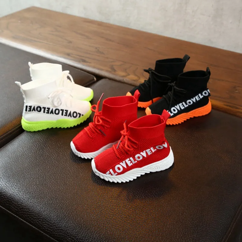 FREE SHIPPING Kids Walking Shoes Sneakers Print JKP4468