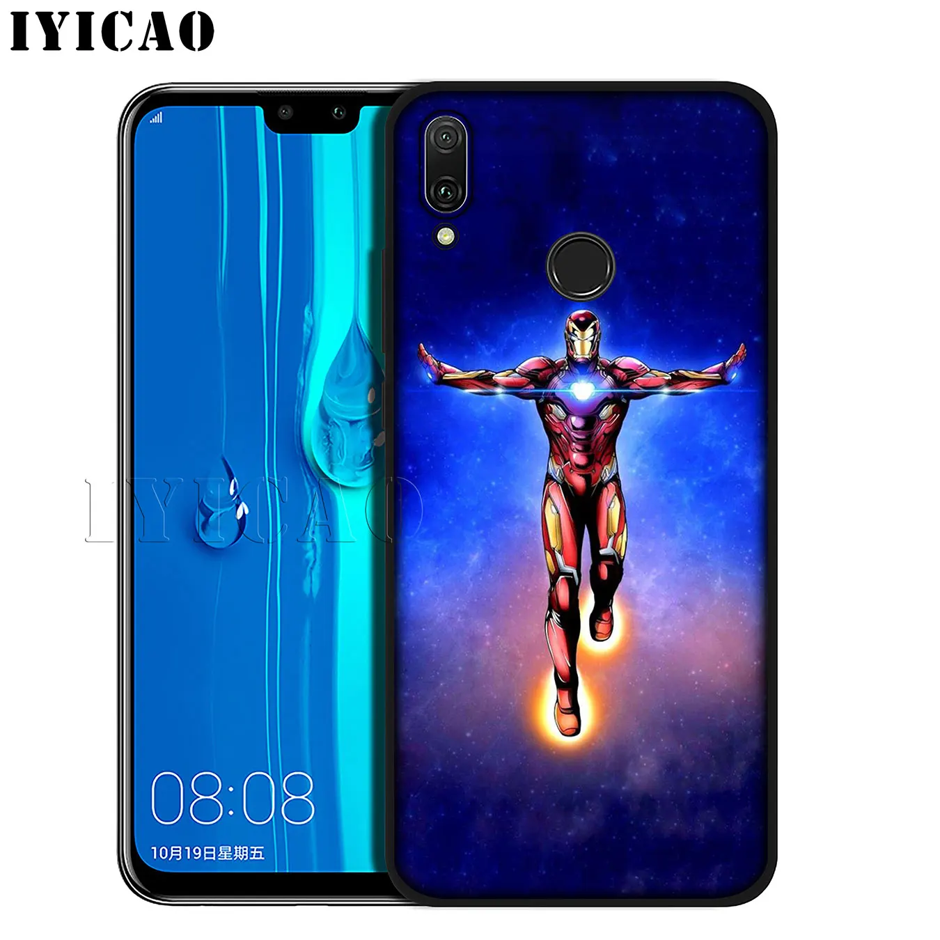 2 Железный человек Marvel Железный человек мягкий силиконовый чехол для huawei P30 P20 Pro P10 P9 Lite Mini P Smart Z Plus - Цвет: 2