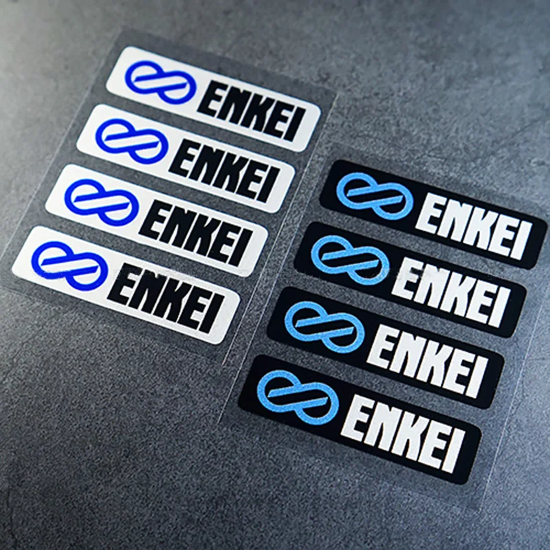 

4 шт. наклейки на спицы Enkei, JDM Гоночный Автомобиль, оконная наклейка