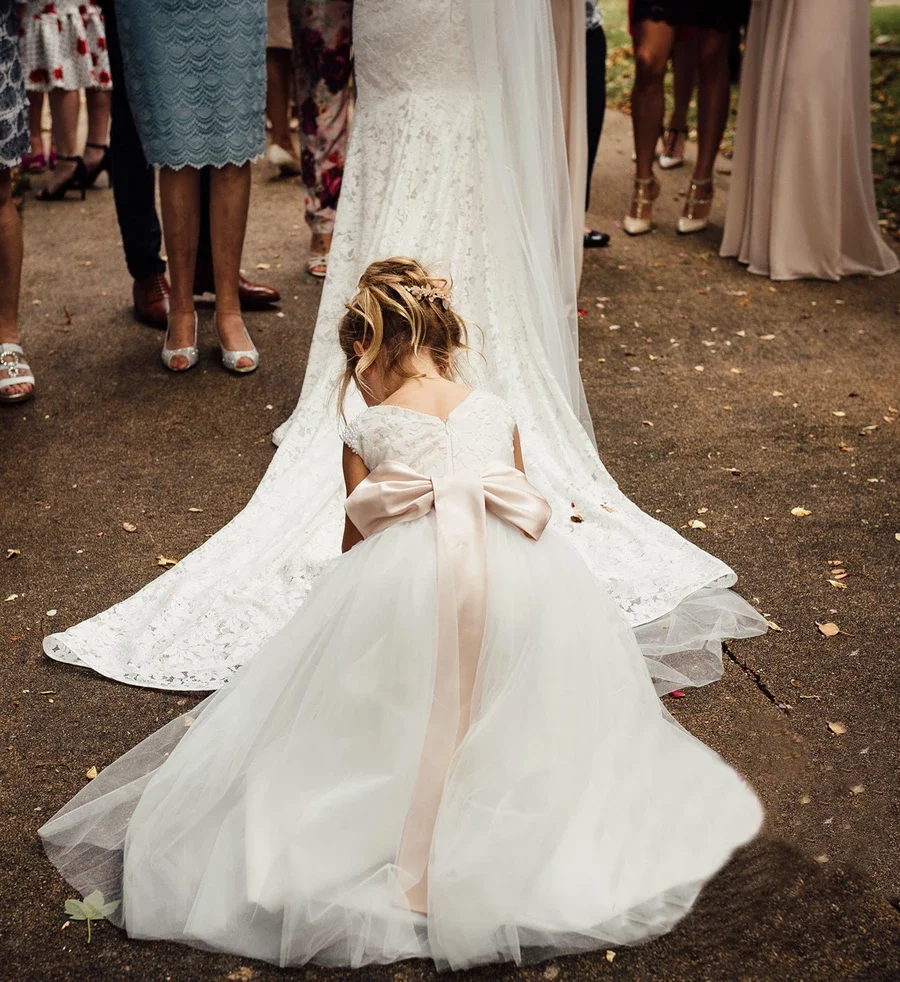 Vestidos De Comunion/Платья с цветочным узором для девочек г., фатиновые платья для причастия с аппликацией бальное платье, праздничное платье