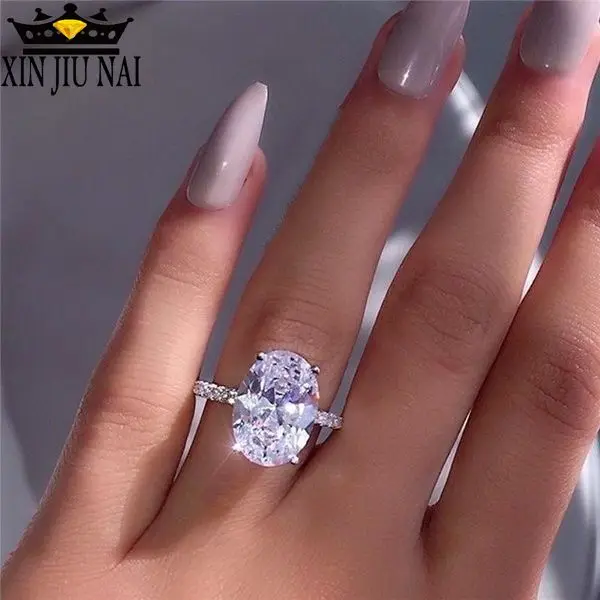 Романтические парные кольца серебро 925 пробы anillos ювелирные изделия с кубическим