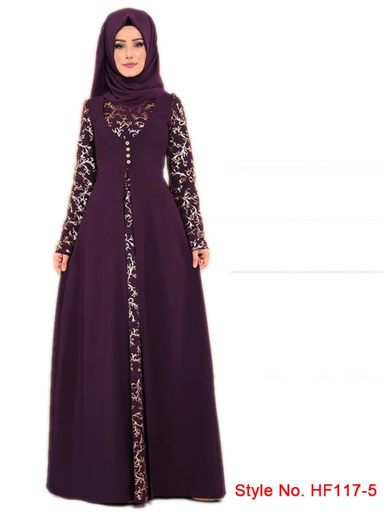 Мусульманка Турецкая абайя Дубай Пакистан Турция халат кафтан ислам ic Одежда Дамы Кафтан платье Femme ислам кимоно черный - Цвет: Purple Abaya Turkey