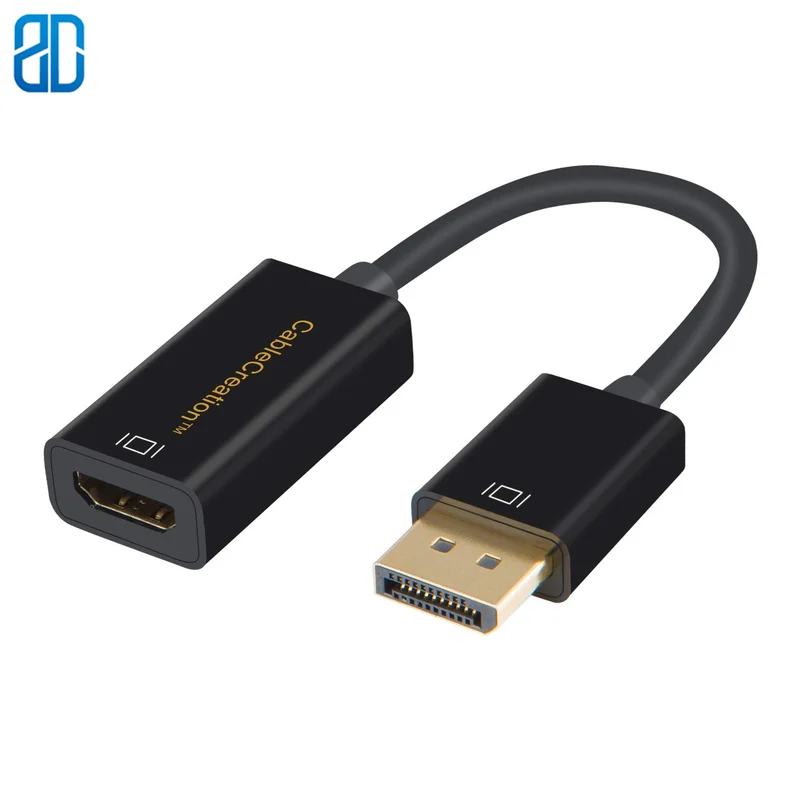 DP to HDMI (4K x 2K) (DP1.2 Ver.) Адаптер DisplayPort к 3D аудио/видео конвертер пассивный/Активный
