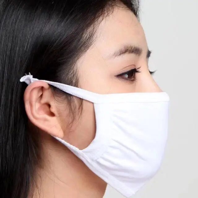 

3pcs 1pcs Unisex Black Mask Soft Cotton Dustpro of PM2.5 Pollution Half Face Mouth Breathing Mask Washable Reusable mask