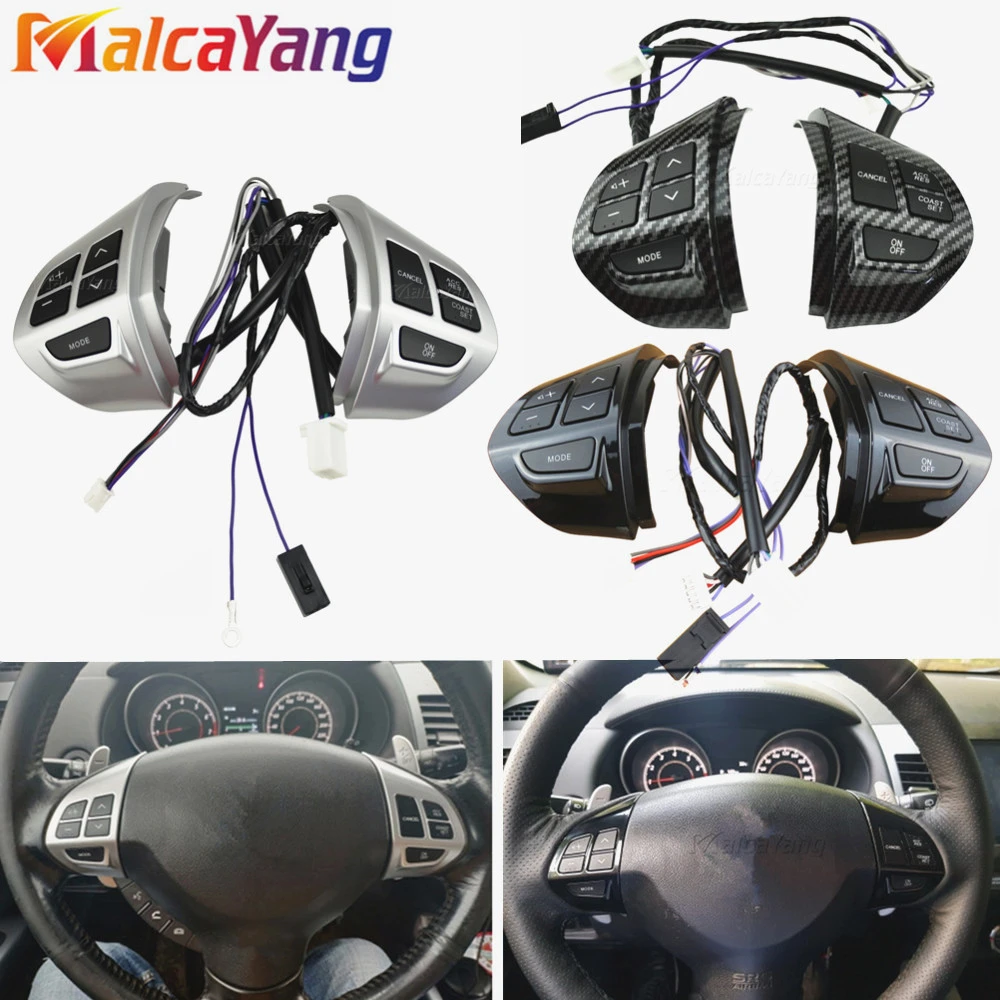 For Mitsubishi Asx 2007 2012 Outlander Cruise Control Switch Button Multifunction Steering Wheel Button Cruise Control Switch Car Switches Relays Aliexpress