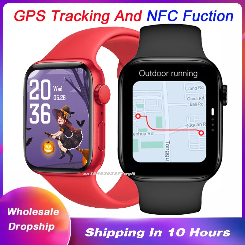 2022 NFC GPS Tracking IWO 14 Smartwatch Series 7 HW7 plus Smart Watch